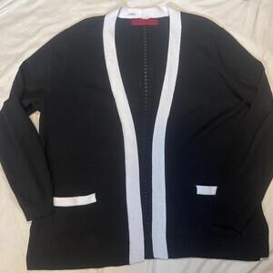 LOVE SCARLETT CONTRAST CARDIGAN